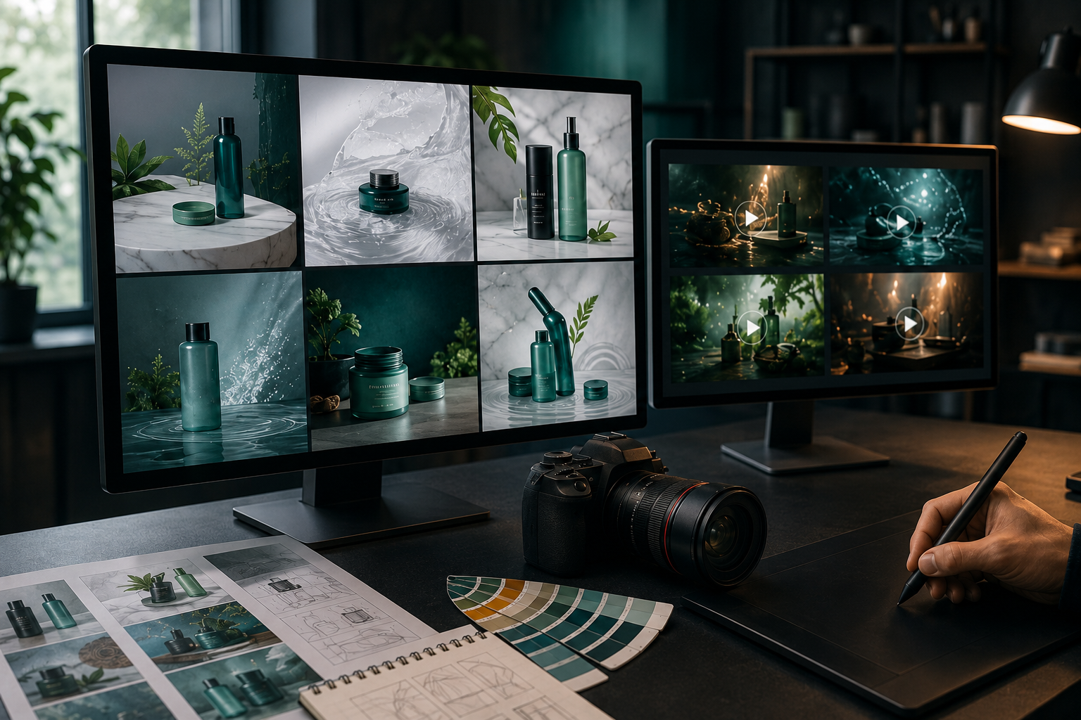 MorEasy AIGC Studio AI 廣告素材製作情境圖